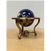 Image 5 : Inlaid Stone Globe w/compass in Copper Stand - Approx: 10"W 10"T