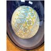 Image 3 : Framed Ukrainian Pysanka Egg Art - Eleanor Karalash (Winnipeg) Teapot frame 7.5x10"