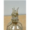 Image 2 : Vintage Bols 4 Chamber Glass Liquor Bottle 13"T