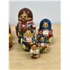 Image 2 : Painted Wood Russian Nesting Dolls -Tallest 6.25" (see photos)