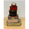 Image 7 : Vintage Metal Tins & Metal Thermometer - see all photos
