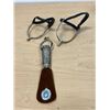 Image 1 : English Never Rust Riding Spurs & 8.5" Argentinian Embossed Handle Rebenque