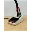 Image 3 : 1980s Retro Desk Lamp With Alarm Clock 14"T - See all photos