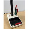 Image 5 : 1980s Retro Desk Lamp With Alarm Clock 14"T - See all photos