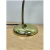 Image 2 : Mid Century Brass / Aluminum Shade Table Lamp 15"T