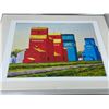 Image 1 : Signed Joel Bouchard "Stavely Alberta" Print - Frame: 14.5 x 11.25" (see photos)