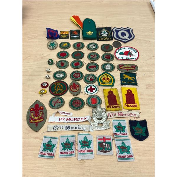 Vintage Boy Scouts Pins / Cloth Badges - see all photos
