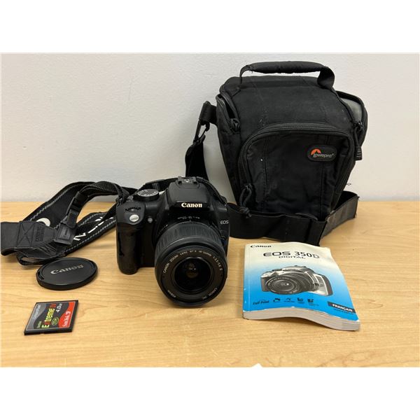 Canon EOS 350D Digital Camera & Accessories - no battery pack, not tested