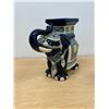 Image 2 : Painted Ceramic Elephant Plant Stand - Approx: 12"T 14"W
