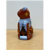 Image 2 : Large Vintage Handpainted Art Pottery Cat Bank (Mexico) 10.5"T
