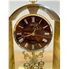 Image 2 : Seiko Quartz Brass Mantle Clock - clock ran with Battery - Approx: 4.25x7.5 & 11"T