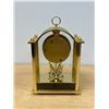 Image 5 : Seiko Quartz Brass Mantle Clock - clock ran with Battery - Approx: 4.25x7.5 & 11"T