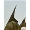 Image 5 : Large Brass Angel Fish On Stand Décor - 11"T 9.5"W