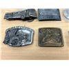 Image 2 : Lot of 9 Belt Buckles - Colt Revolver / BC Ferries etc - see all photos for details