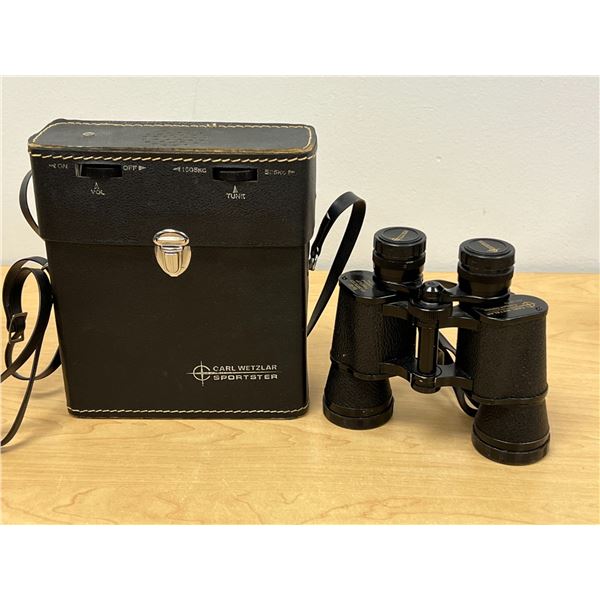 Carl Wetzlar 8x40 Sportster Binoculars with Radio Case - not tested, see all photos