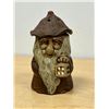 Image 1 : Windridge House Pottery (Canada) "gentlefolk" Gnome Wizard Candle Holder Approx: 6"T