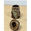 Image 2 : Windridge House Pottery (Canada) "gentlefolk" Gnome Wizard Candle Holder Approx: 6"T