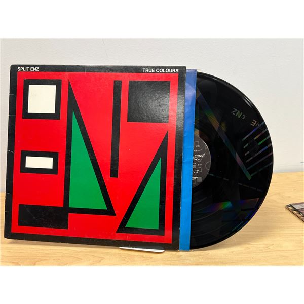 Split Enz True Colours LASER-ETCHED LP Record