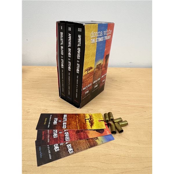 The Stones Trilogy 3 Book Set with Bookmarks - Donna White