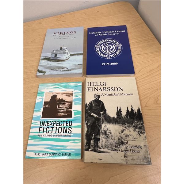 4 Icelandic Related Books - see all photos for details