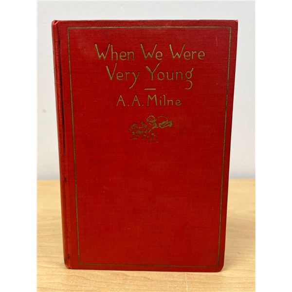 1926 When We Were Very Young A.A. Milne HC Book