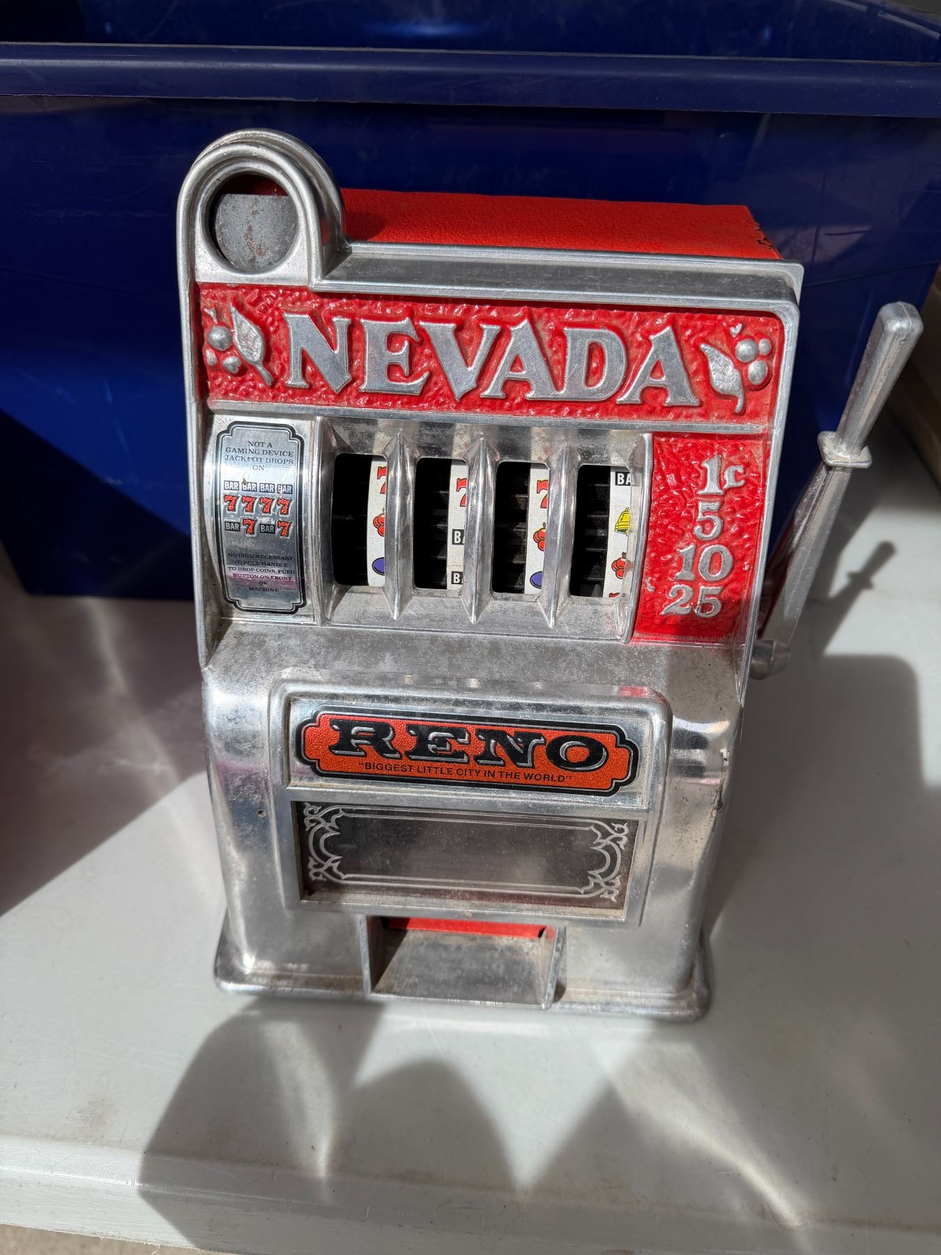 Nevada Reno slot machine needs work