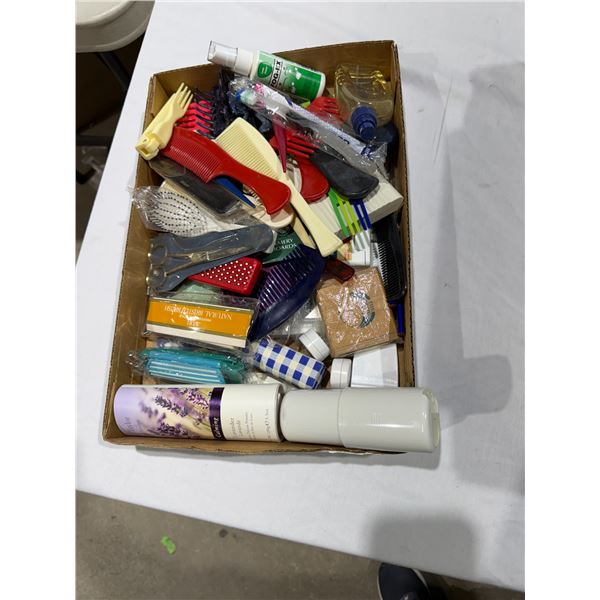 Health and beauty items, combs, etc.