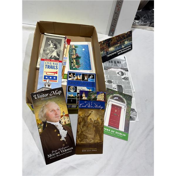 Travel brochures, Civil War, etc.