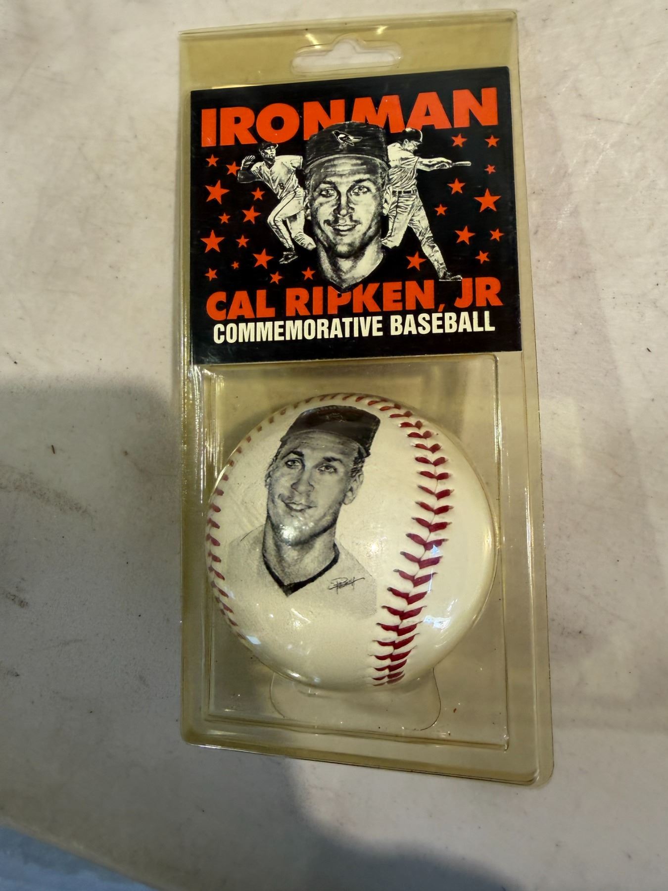 Iron Man Cal Ripken Junior commemorative baseball