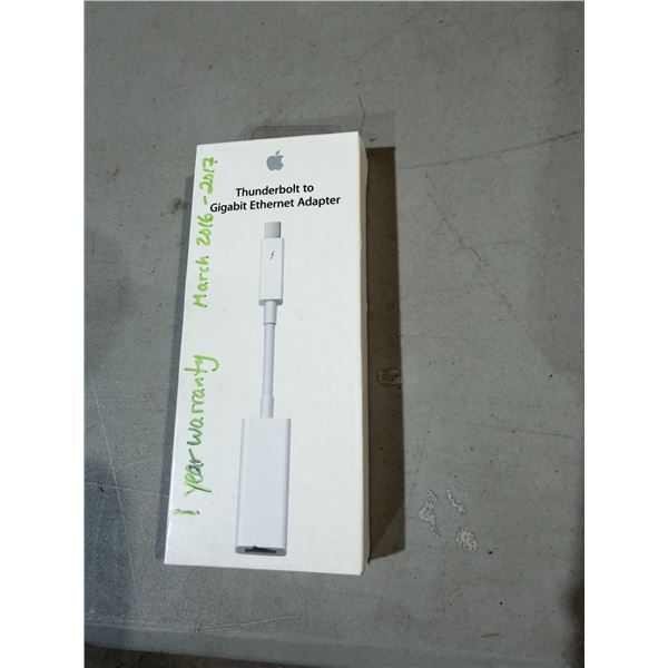 Thunderbolt gigabyte ethernet adapter