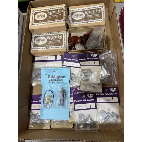 Carriage horse horses, Phoenix miniatures for modeling