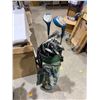 Image 1 : Golf clubs and bag