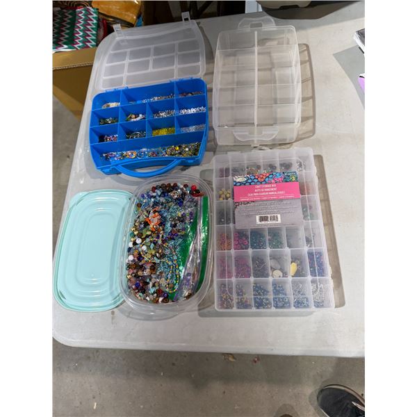 Crafting beads and containers