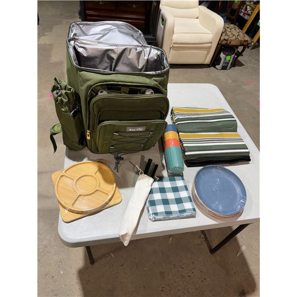 Picnic backpack, and accessories