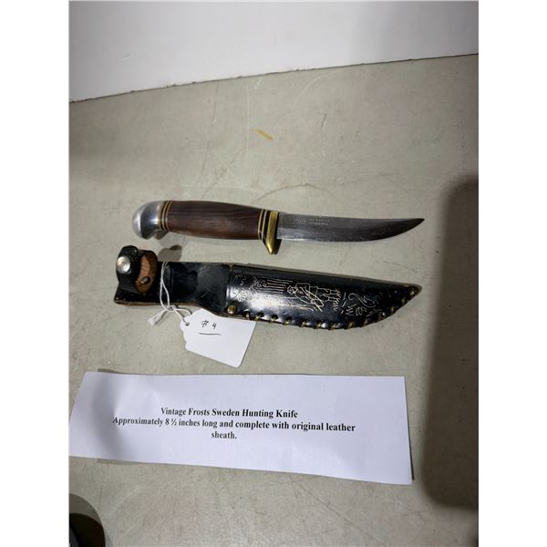 Vintage frost Sweden, hunting knife