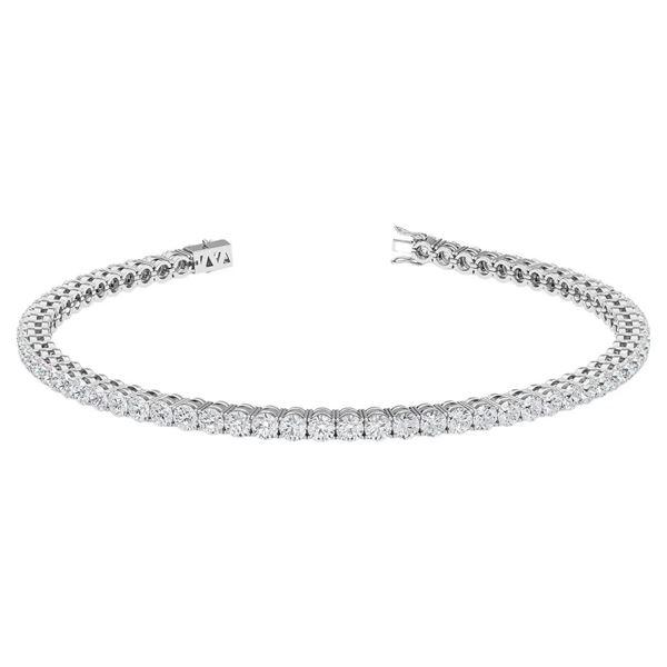 Gold & Brilliant White Diamonds 11.34 Cts Bracelet