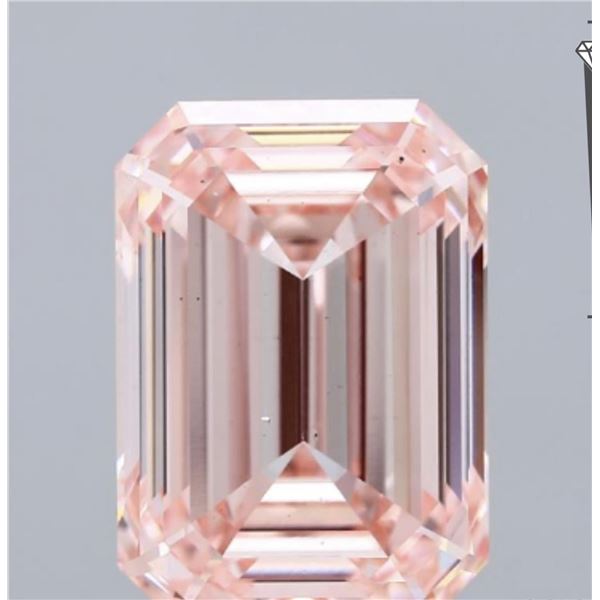 Fancy Octagon Pink Diamond 10.04 Cts - VS