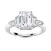 Image 1 : Gold & Brilliant White Diamond 2.50 Cts Ring - E/VVS