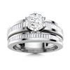 Image 1 : Gold & Lab Octagon Diamond 4.25 Cts Ring - E/VVS