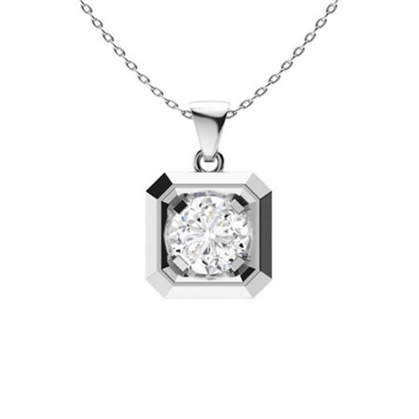 Gold & White Diamonds 2 Cts Necklace - E/VVS