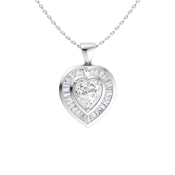 Gold & White Diamonds 2.50 Cts Necklace - E/VVS
