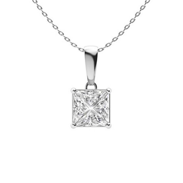 Gold & White Diamonds 2 Cts Necklace - E/VVS