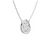Image 1 : Gold & White Diamonds 2 Cts Necklace - E/VVS