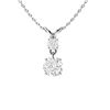 Image 1 : Gold & White Diamonds 2.50 Cts Necklace - E/VVS