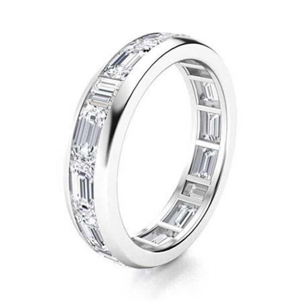 Gold & White Diamond 5.00 Cts Eternity Ring