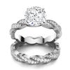 Image 1 : Gold & White Diamond 4.28 Cts Ring - E/VVS