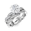 Image 2 : Gold & White Diamond 4.28 Cts Ring - E/VVS