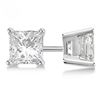 Image 1 : Gold & Princess Diamond 1.91 Cts Earring Studs