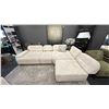 Image 4 : FIG AND CHERRY L SHAPED COMO MODULAR SOFA. 10' X 6'6" RETAIL $8,000