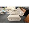 Image 3 : FIG AND CHERRY DUBLIN SLEEPER SOFA. 78"W RETAIL $3850